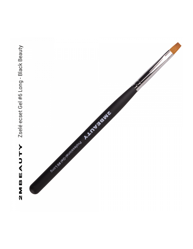 2M Gel brush 6 long Black beauty