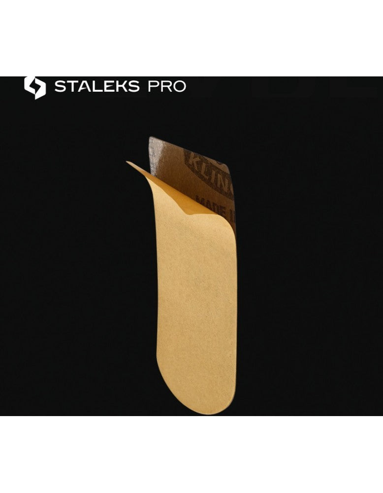 Staleks Disposable white files for pedicure grater EXPERT 10 black 100 grit (30 pcs) DFE-10-100
