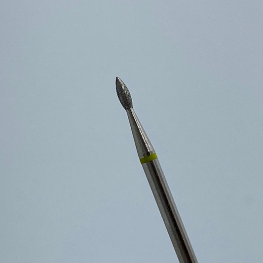 Cuticle drill bit drop yellow 018- C14
