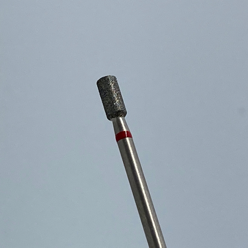 Cuticle drill bit cilinder red 033- C20