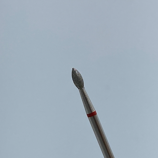 Cuticle drill bit drop red 025- C43