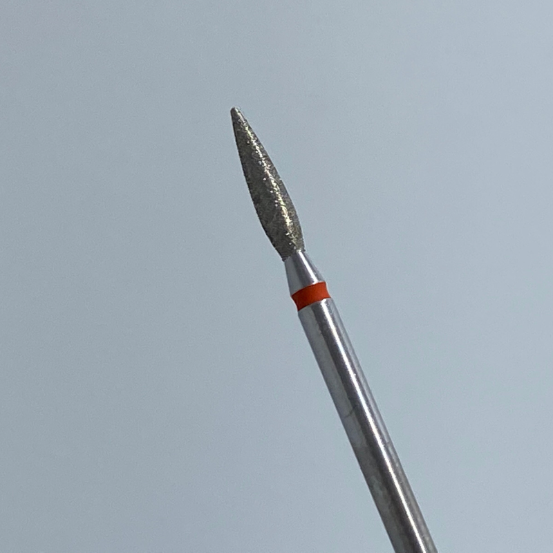 Cuticle drill bit flame red 021- C56