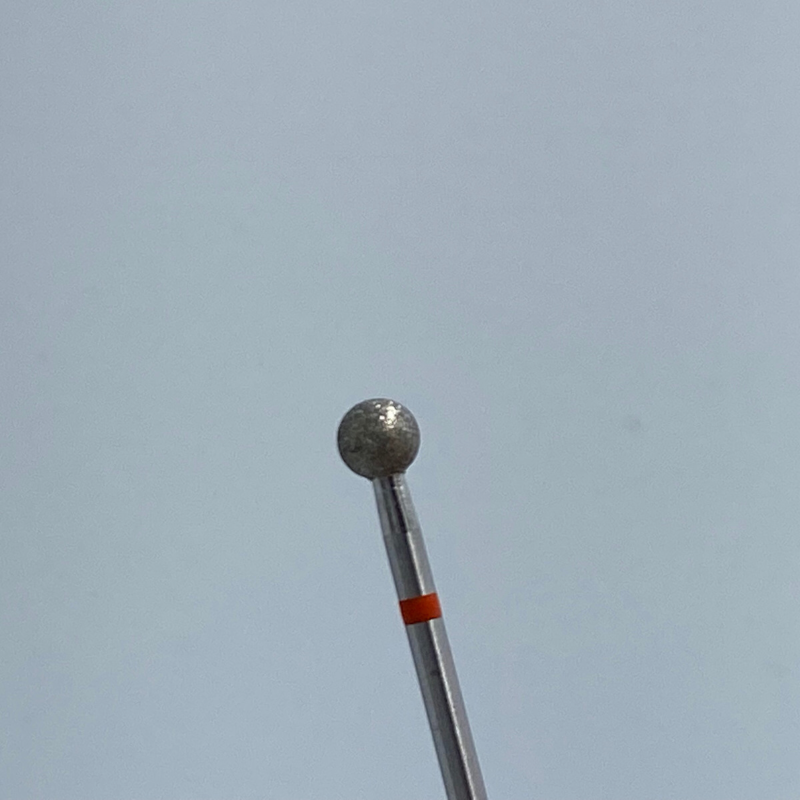 Cuticle drill bit ball red 040- C65