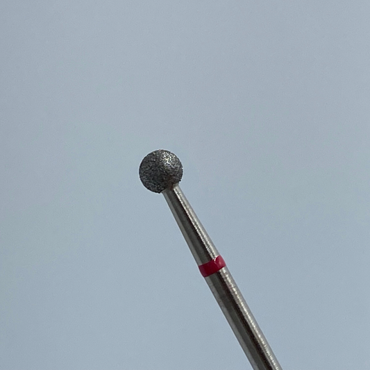 Cuticle drill bit ball red 050- C66