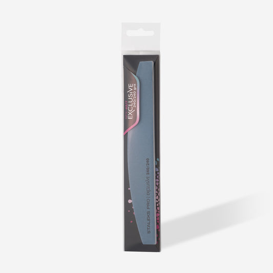 Staleks Mineral crescent nail file EXCLUSIVE 240/240 grit NFX-42/7