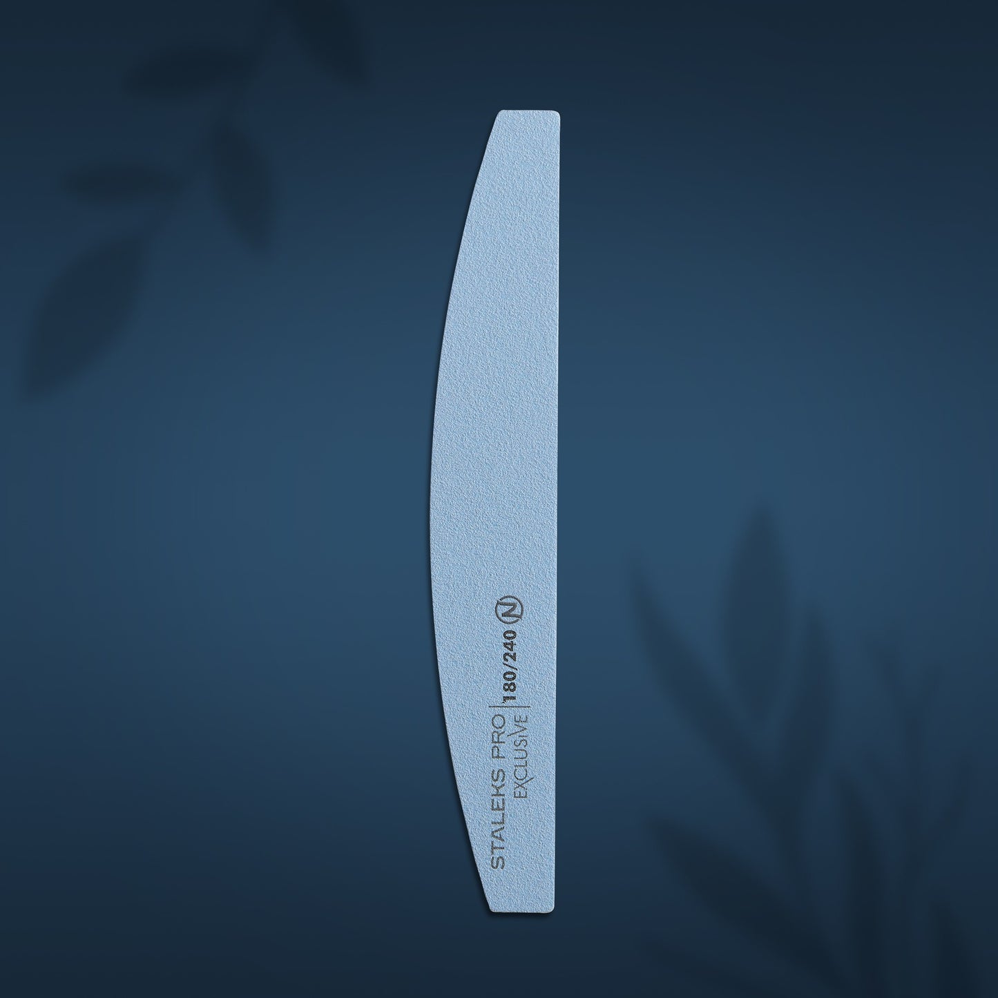 Staleks Mineral crescent nail file EXCLUSIVE without foam 180/240 grit NFX-42/2-1