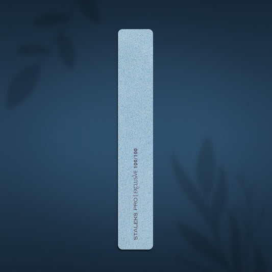 Staleks Mineral broad straight nail file EXCLUSIVE 100/100 grit NFX-32/4