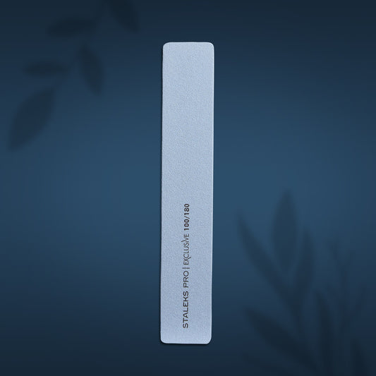 Staleks Mineral broad straight nail file EXCLUSIVE 100/180 grit NFX-32/1