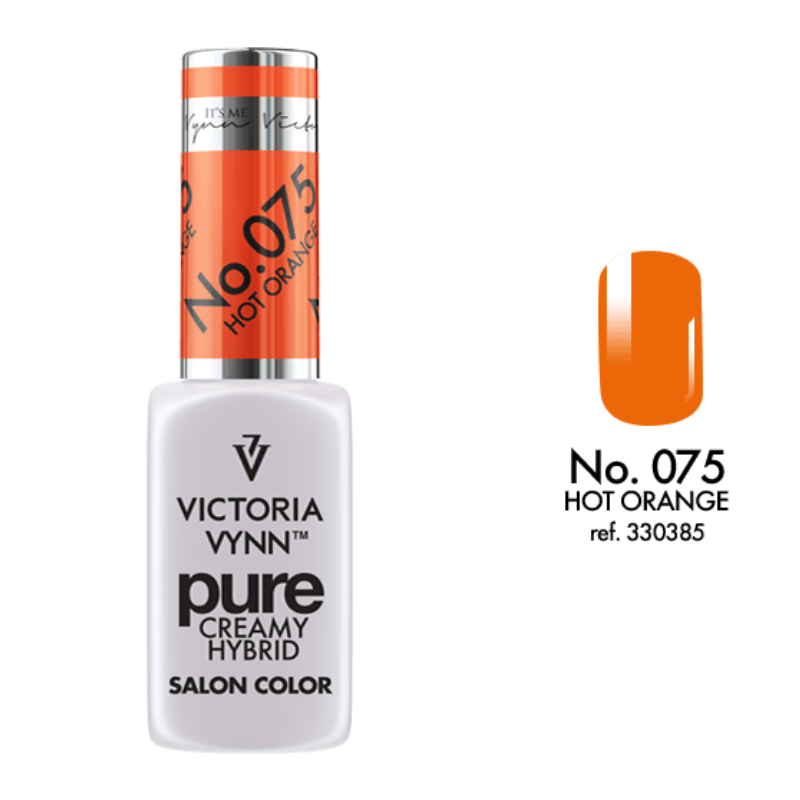 Victoria Vynn Pure Creamy Hybrid 075 Hot Orange  8ml