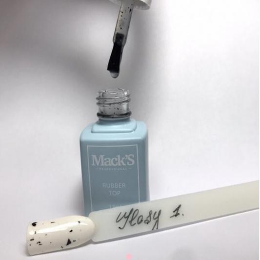 Macks Black Flakes Glossy top 1 12ml