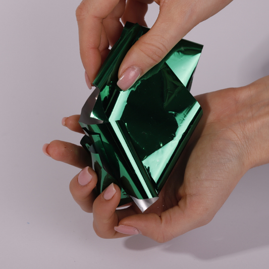 Shiny Green Foil Macks