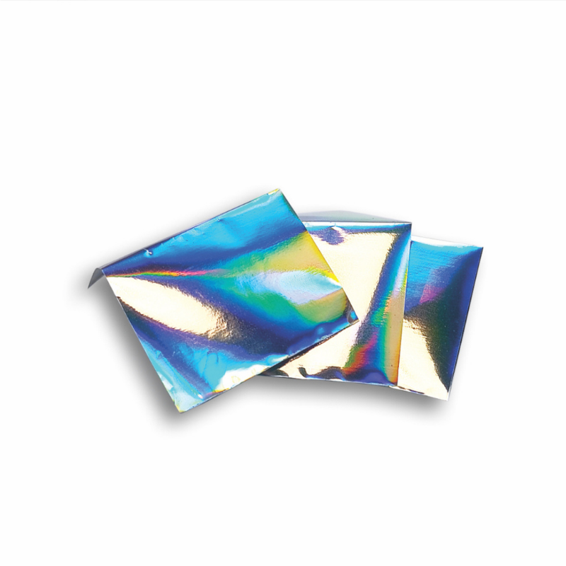 Holographic Silver Foil Macks
