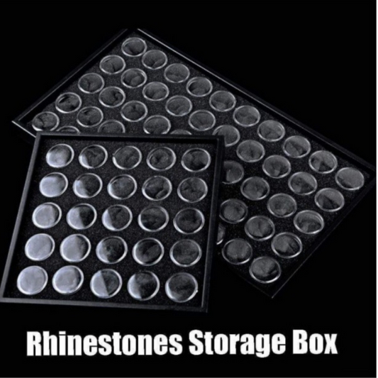 Nail art display box with 25 pots