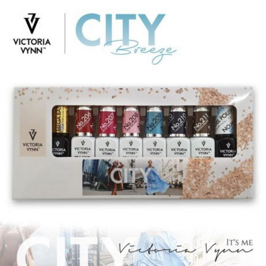 Victoria Vynn Pure Hybrid Nail Polish 8 Pack City Brezze Pure Collection