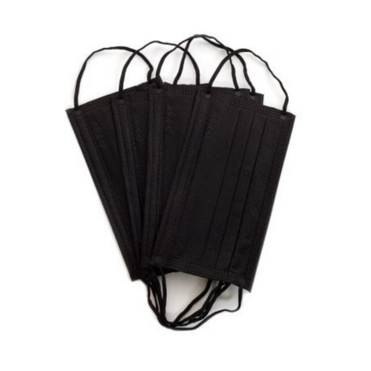 4-layer full color medical mask, Black, Dr. Mayer