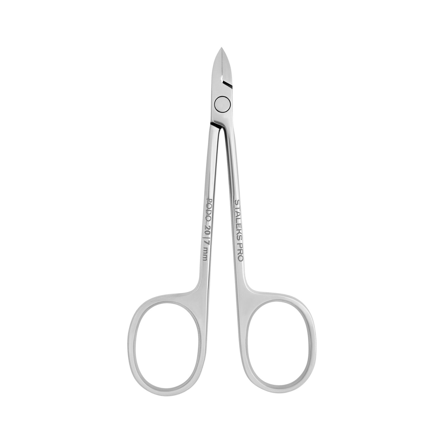 STALEKS Podology scissors style nippers for cuticle and callus PODO 20 7 mm NP-20-7