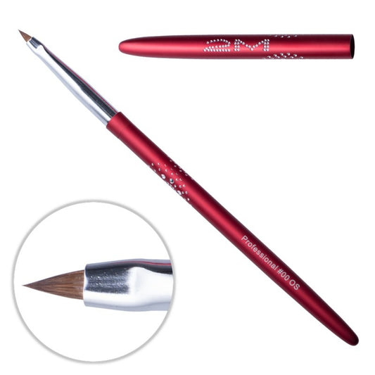 2M brush 00 OS red with lid