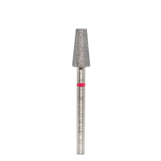 Cuticle drill bit rounded cone red 050- C02
