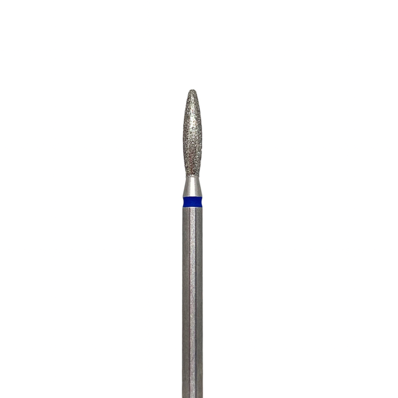 Cuticle drill bit flame blue 023- C76
