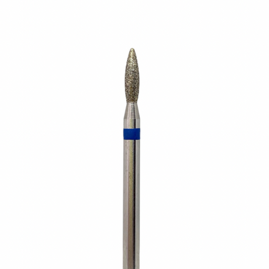 Cuticle drill bit flame blue 018- C80