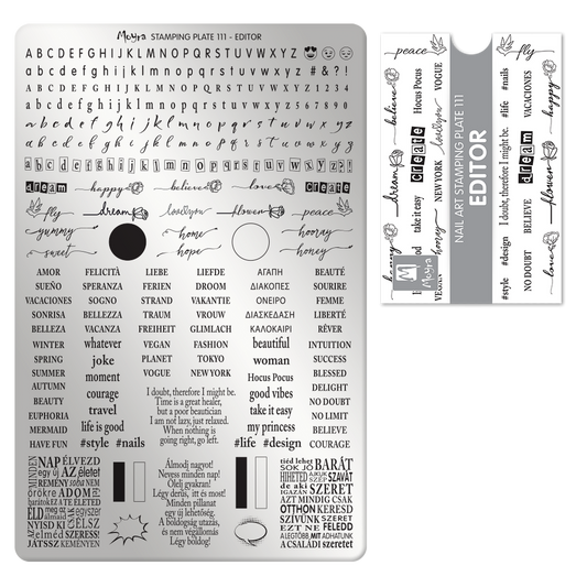 Moyra Stamping Plate 111 Editor