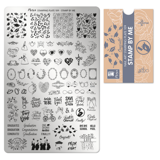 Moyra Stamping Plate 109 Stamp by Me