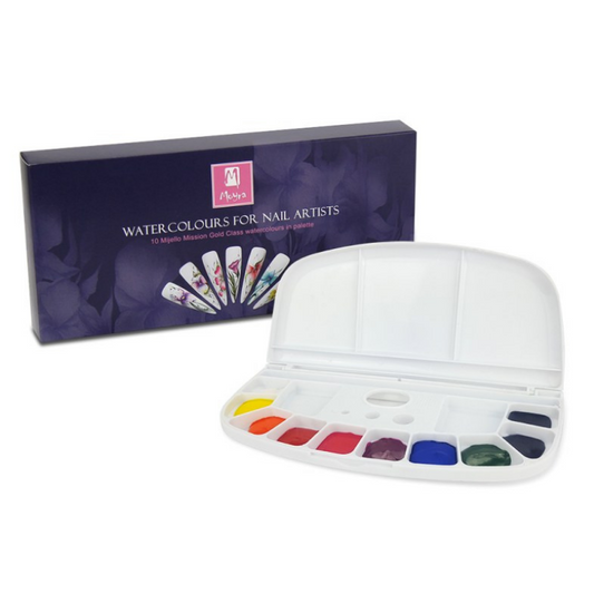 Mijello Watercolour/ Aquarelle Palette with 10 colours