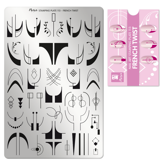 Moyra Stamping Plate 113 French Twist