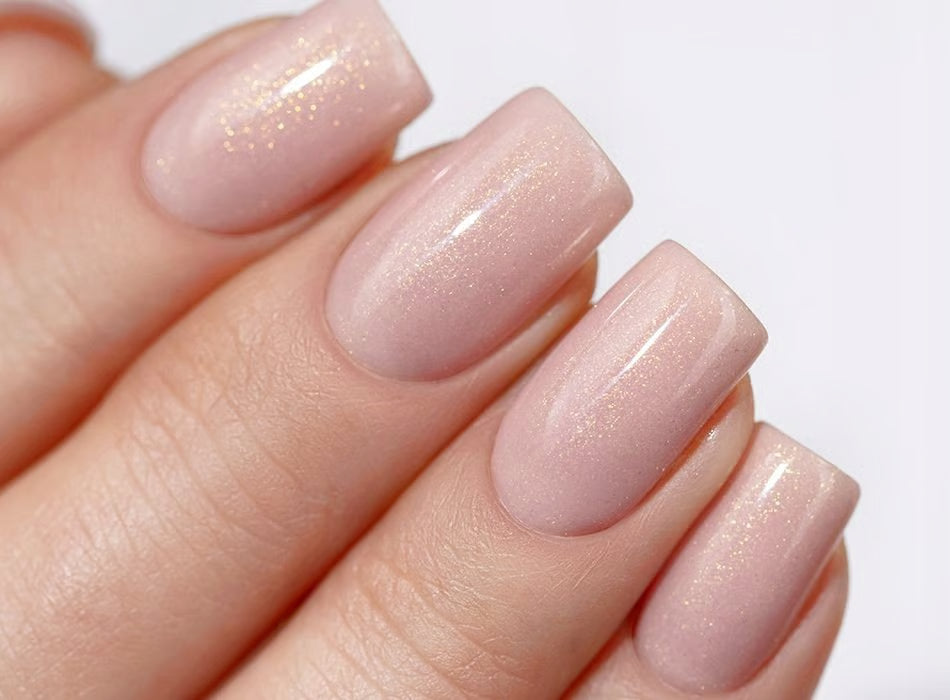 V VYNN Gel polish Mega Base Shimmer Peach 8ml