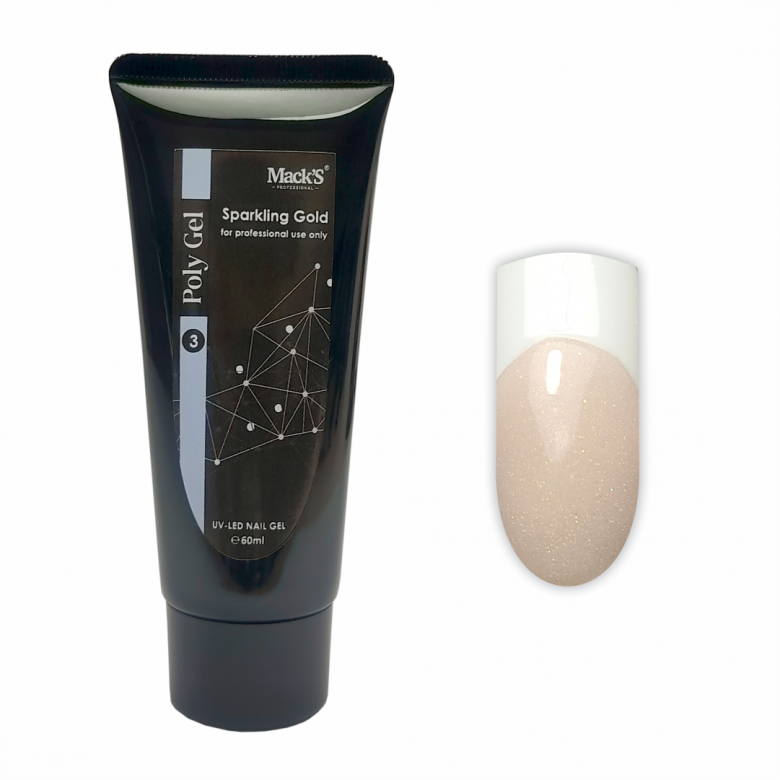 Sparkling Gold PolyGel Macks