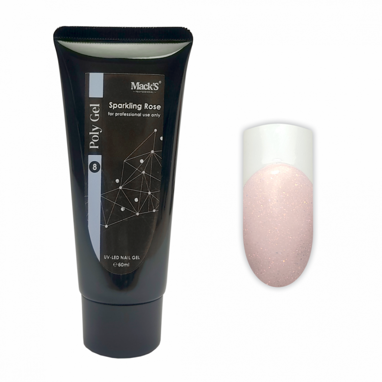 Sparkling Rose PolyGel Macks
