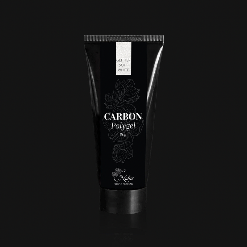 Nolia Carbon Polygel- Glitter Soft White 60gr