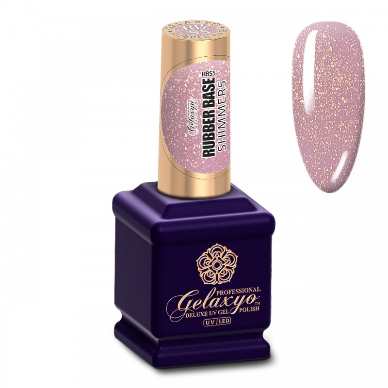 RUBBER BASE SHIMMER 5 GELAXYO 15ML