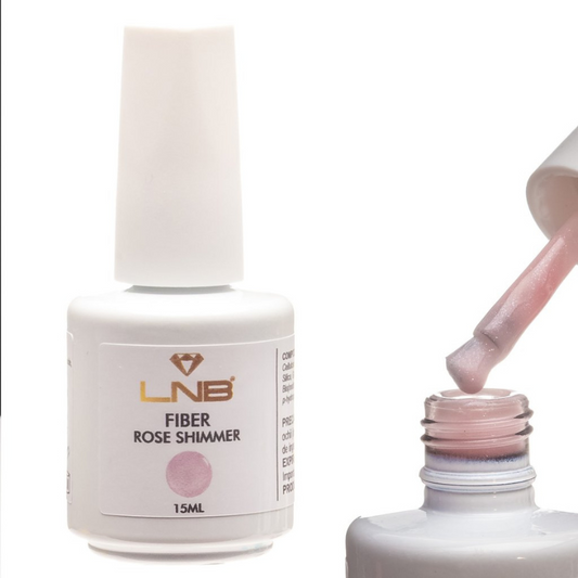 LNB FIBER BASE ROSE SHIMMER 15 ML
