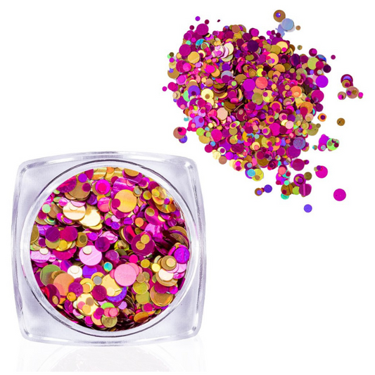 Confetti Holographic Mixed Sizes 8