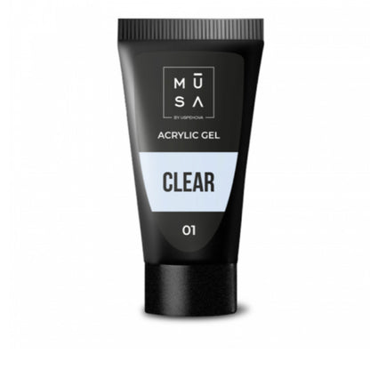 Musa Acrylic Gel Clear AC01 35ml - Tube