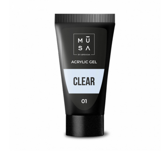 Musa Acrylic Gel Clear AC01 35ml - Tube