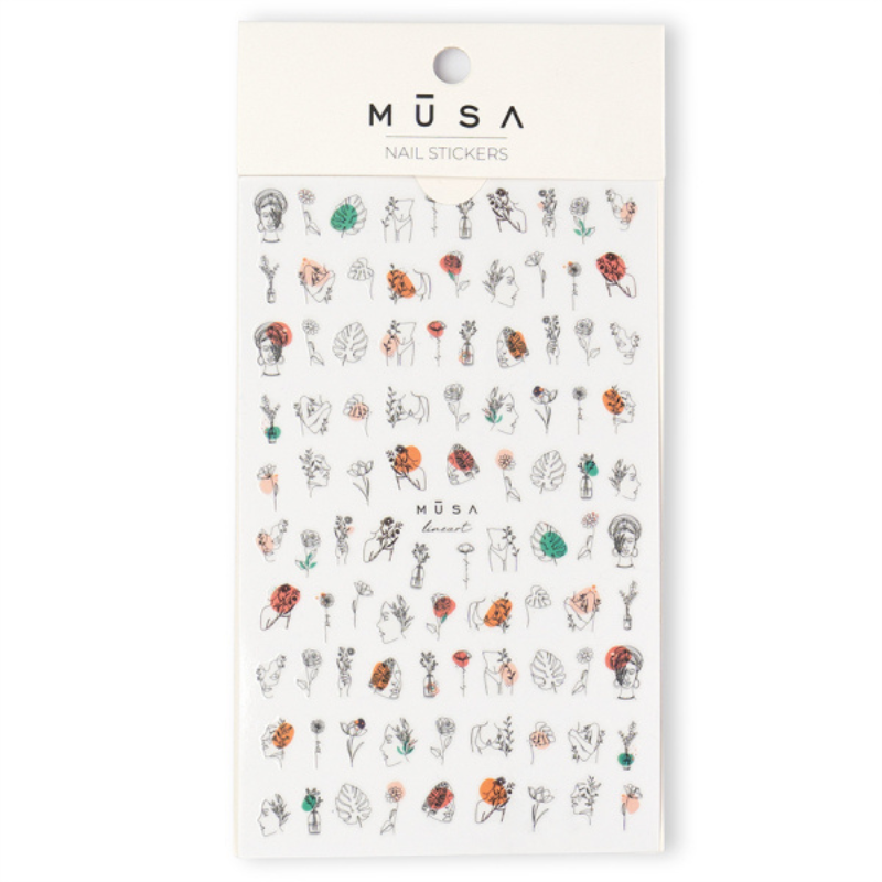 Musa Nail Stickers- Lineart