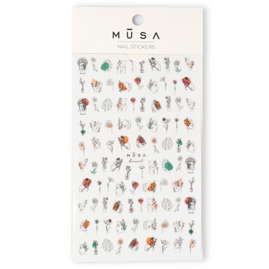 Musa Nail Stickers- Lineart
