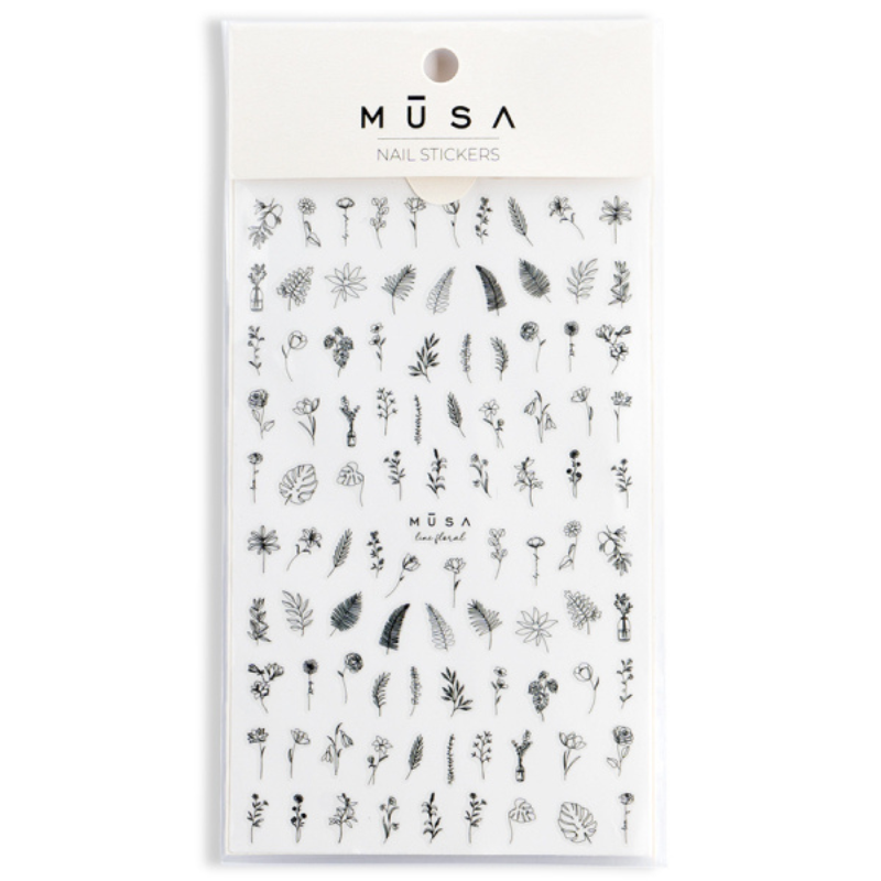 Musa Nail Stickers- Line Floral