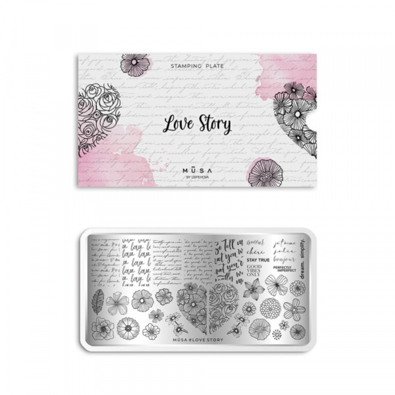 Musa Stamping plate Love Story