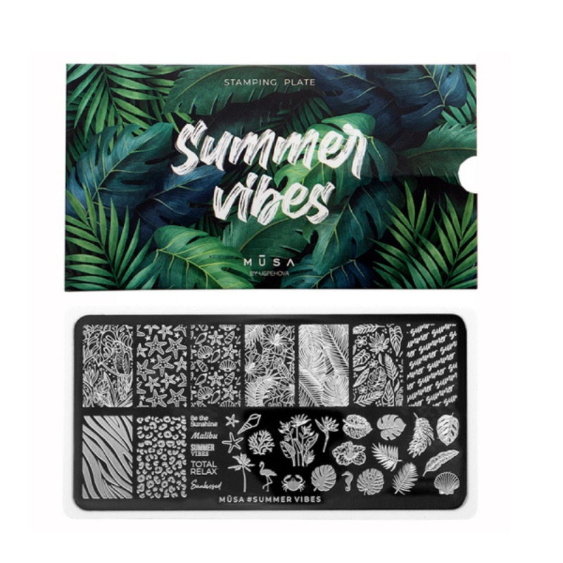 Musa Stamping plate Summer Vibes