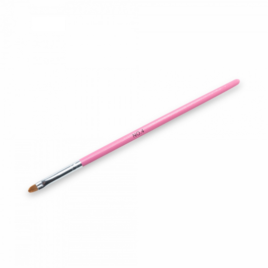 ABA Gel Brush no.4- Wooden Pink