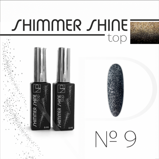 Nartist Top Shimmer Shine 9 Silver Matte