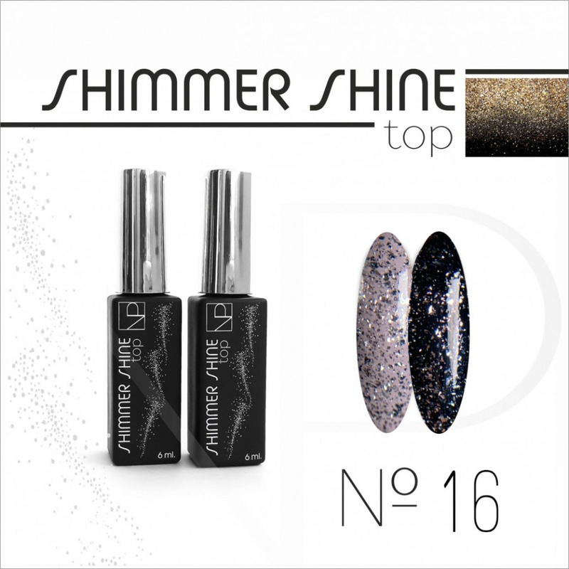Nartist Top Shimmer Shine 16 silver glitter