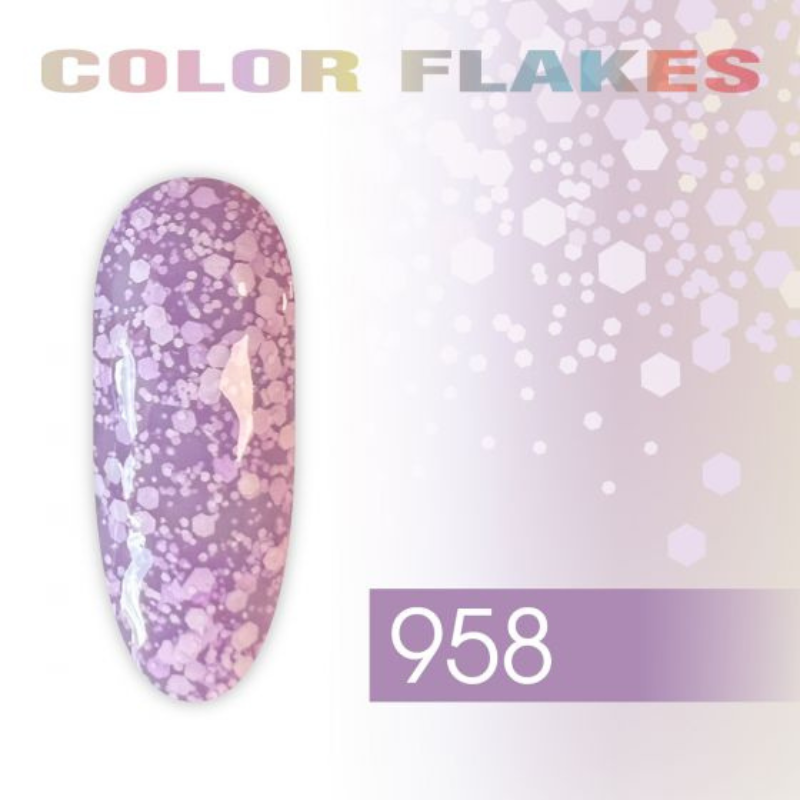 Nartist Gel Polish 958 Color Flakes