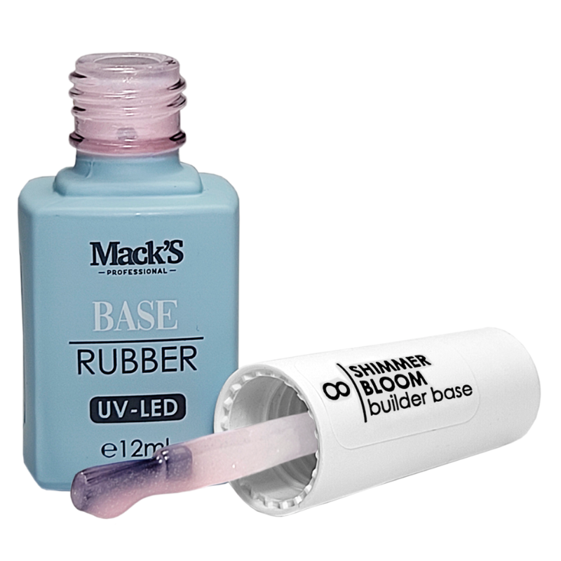 Macks Base Cover 8 Shimmer Bloom 12ml