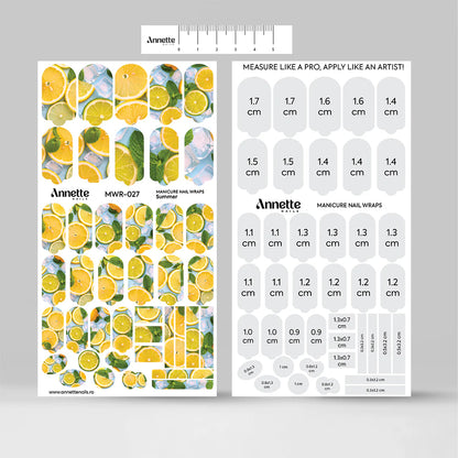 ANNETTE NAILS Wraps Manicure Summer MWR-027