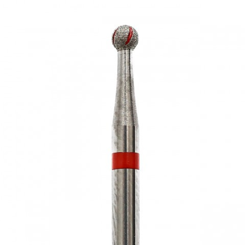 Cuticle drill bit COOLING ball red 023- C100