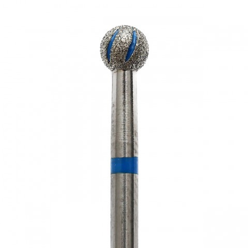 Cuticle drill bit COOLING ball blue 040- C108